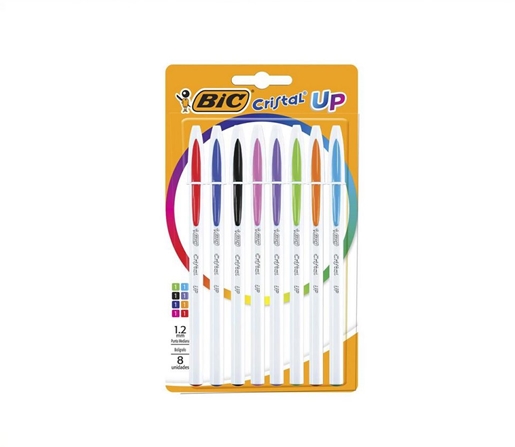 BOLIGRAFO BIC CRISTAL UP 1.2 BL X8